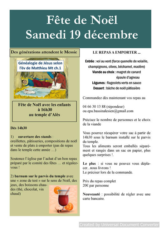 affiche noel