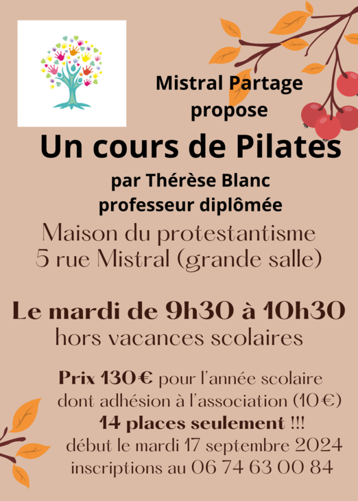 affiche pilates