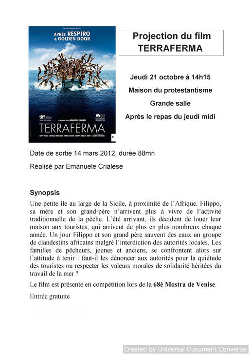 affiche terraferma
