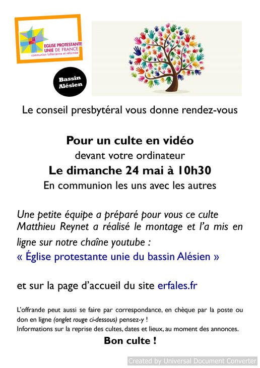 culte 24 mai