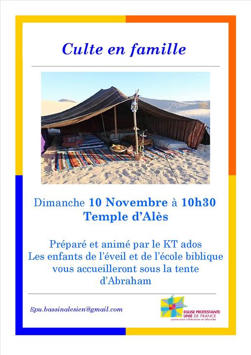 Culte en famille 10.11
