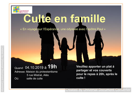 culte en famille