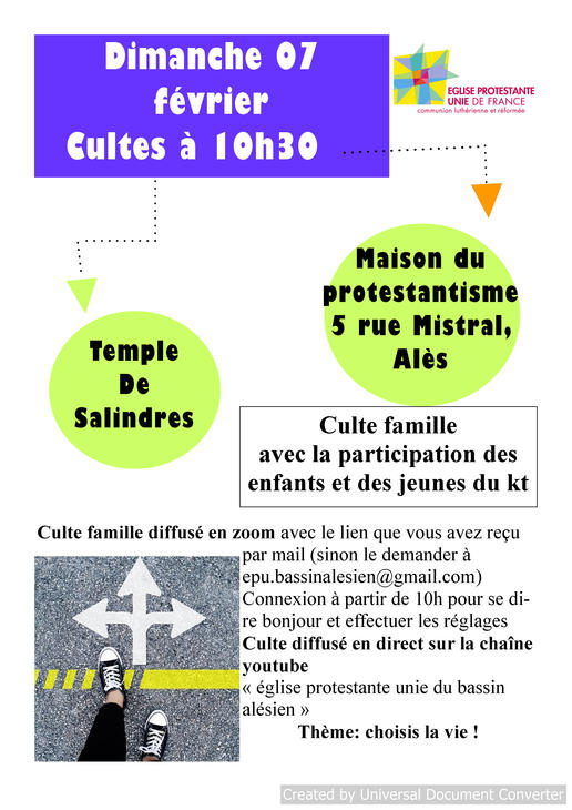cultes 07 février
