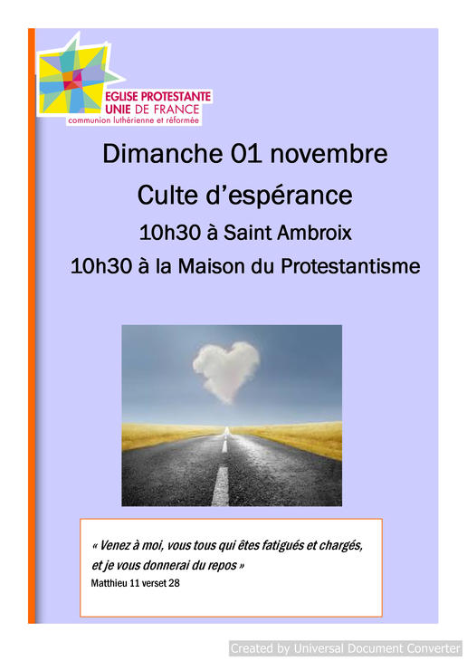 dimanche 01 novembre