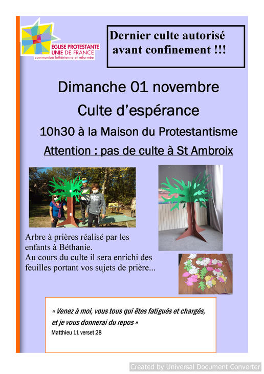 dimanche 01 novembre