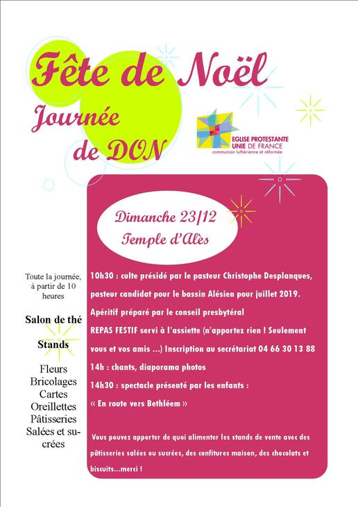 fête noel 2018