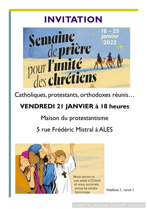 semaine de prière