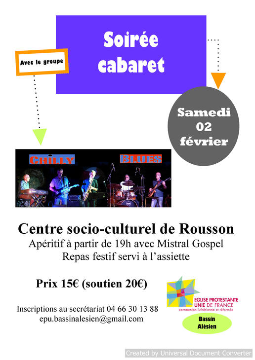 soirée cabaret