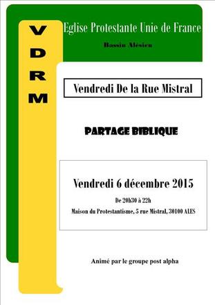VDRM 6 décembre 2015