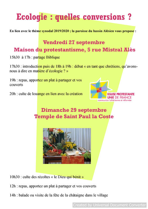 WE écologie