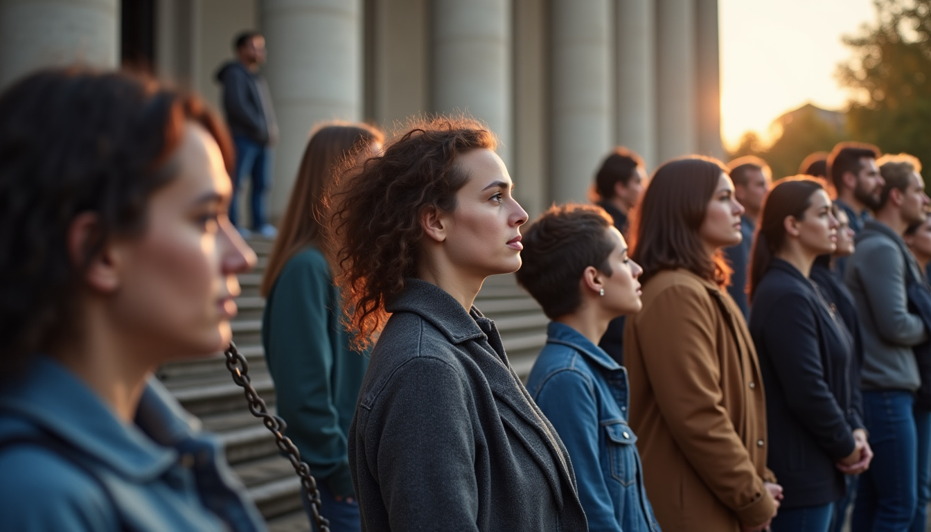 Cercle de Silence à Paris devant le Conseil d