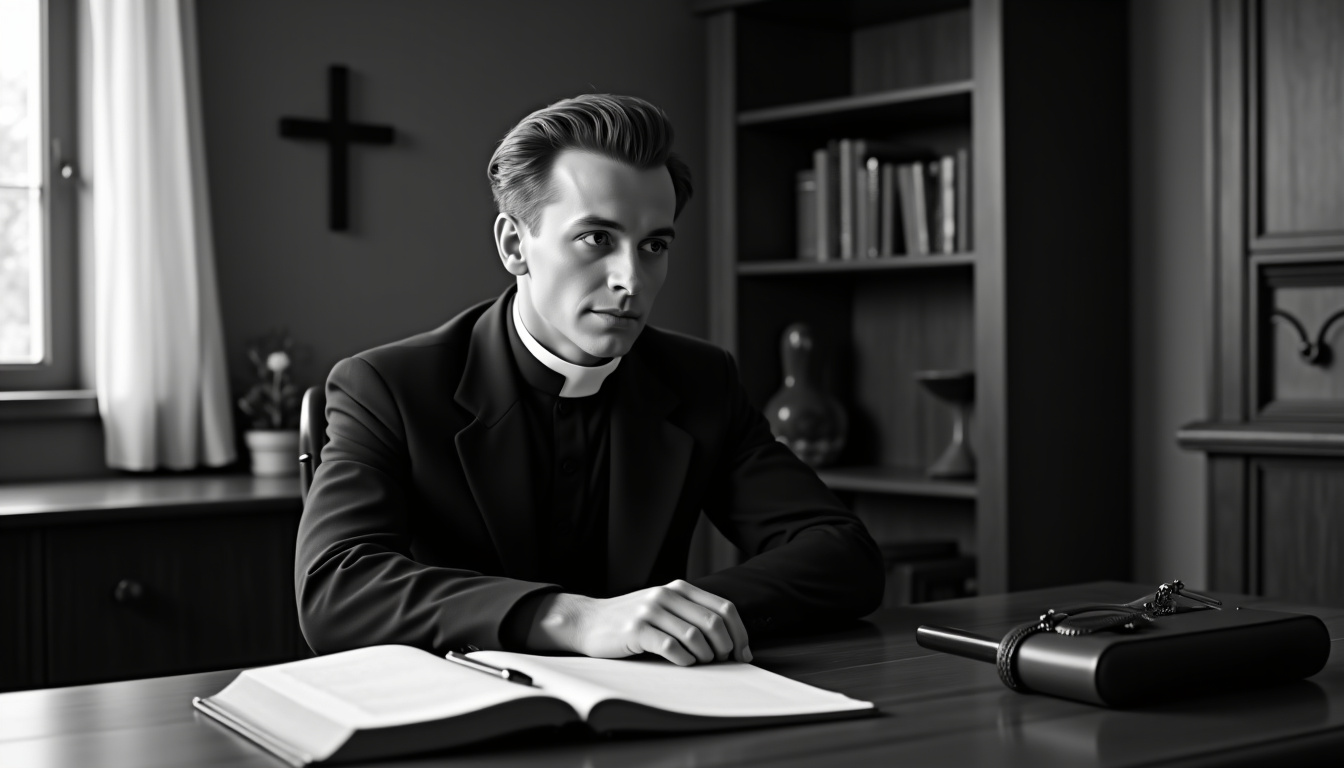 Portrait du pasteur Marc Boegner en 1938, figure emblématique de l