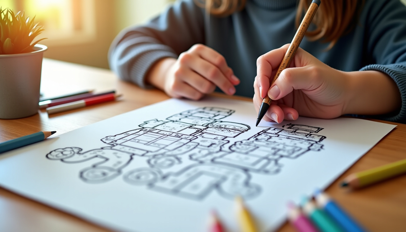 Coloriage de créatures Minecraft: Creeper, Enderman et Zombie