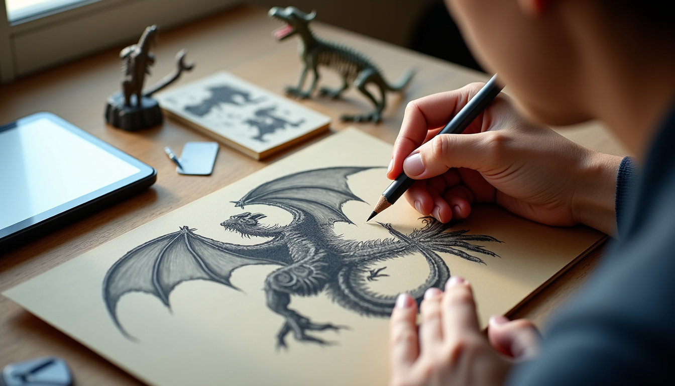 Apprendre à dessiner un dragon étape par étape : techniques réalistes et créatives en 2026