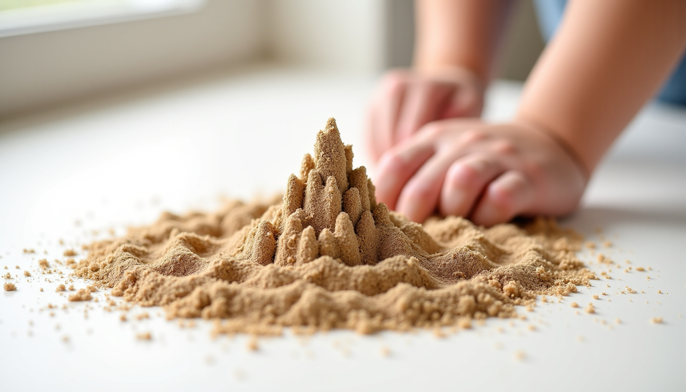 Le sable magique fascine les enfants en 2026, mais est-il sûr ?