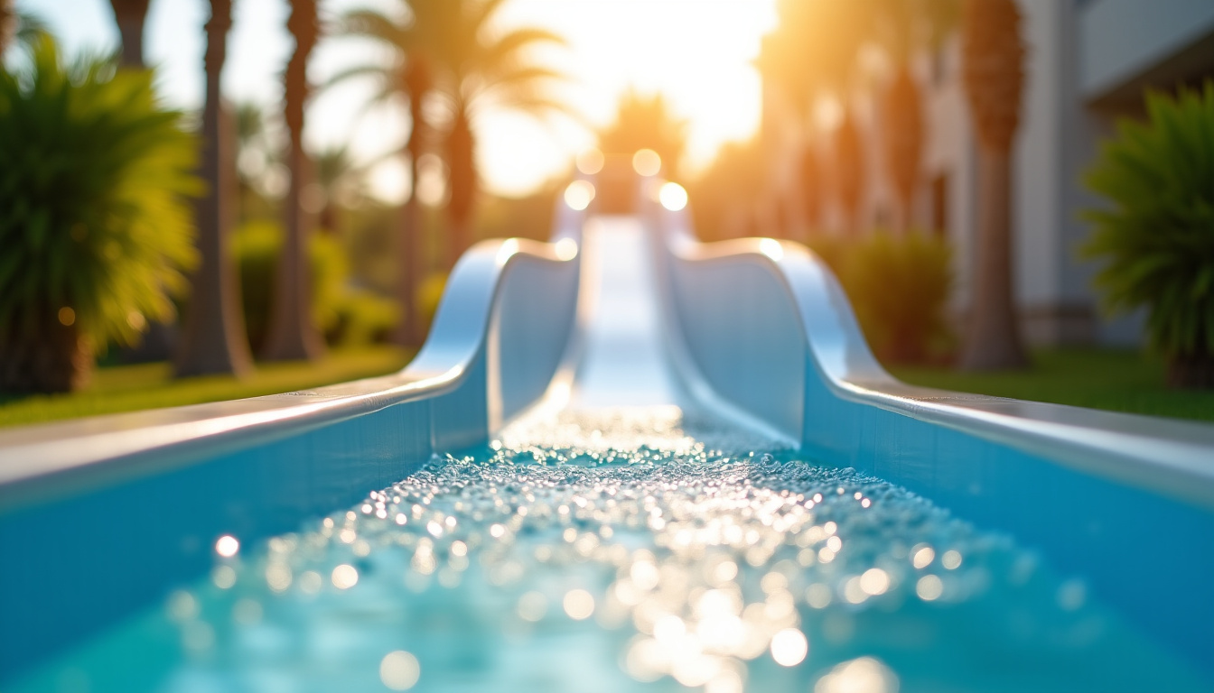 Toboggan Atlantic en cours d