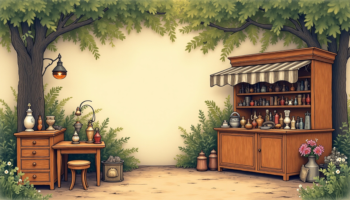 Affiche de la brocante de Gespunsart dans les Ardennes