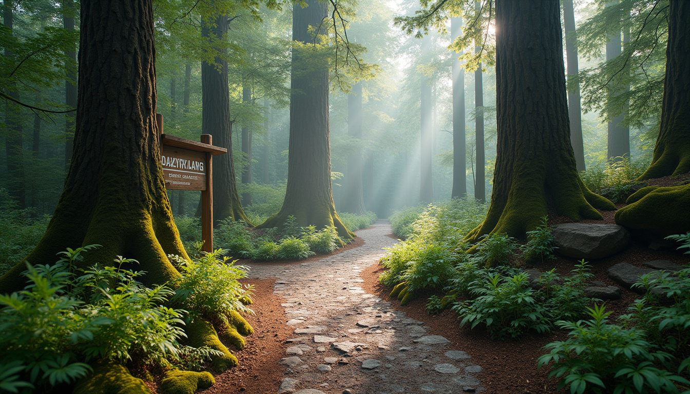 Entrée du parc Pokeyland située en pleine forêt de Fey, Moselle