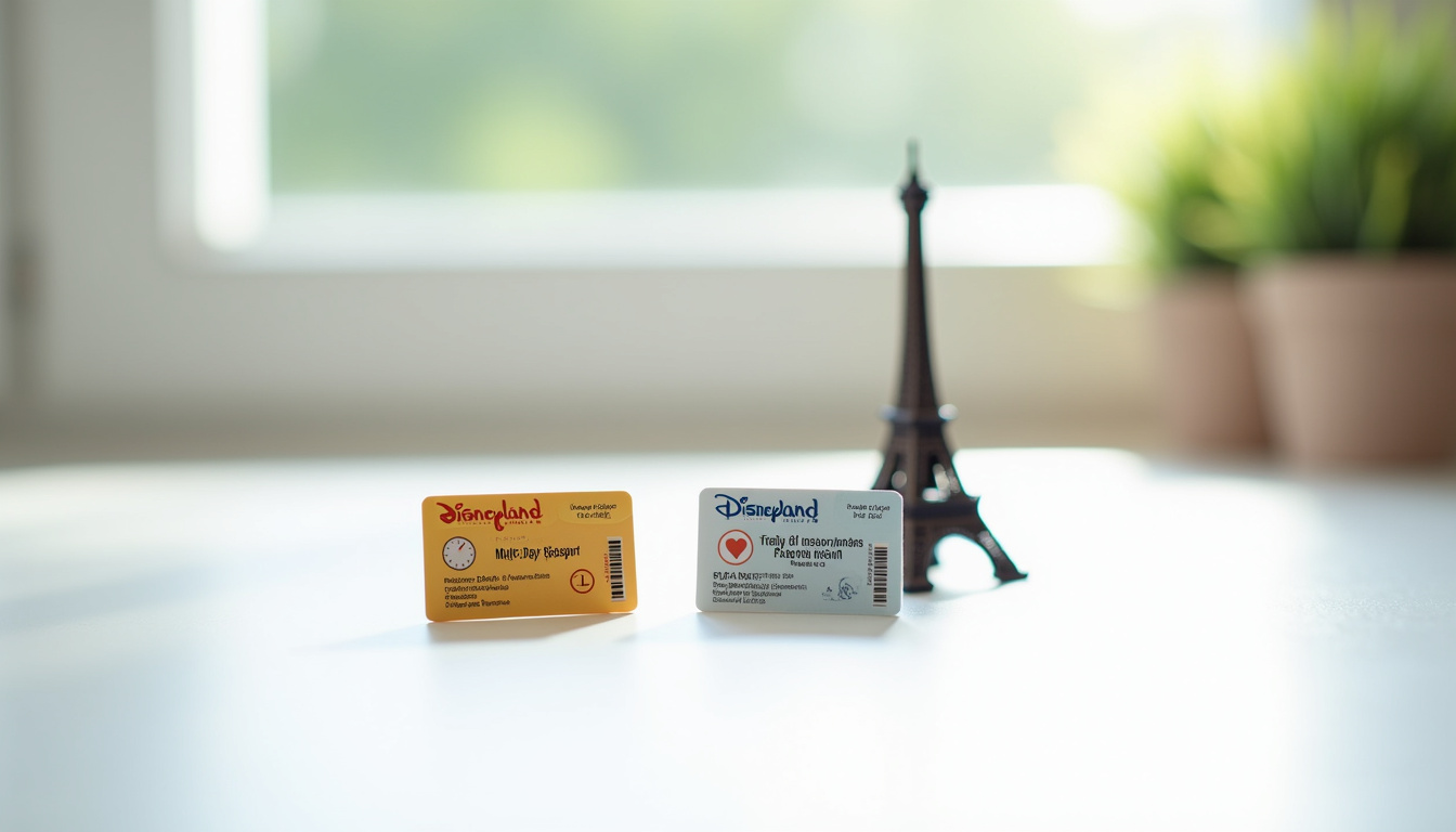 Types de billets Disneyland Paris: daté, liberté, multi-jours