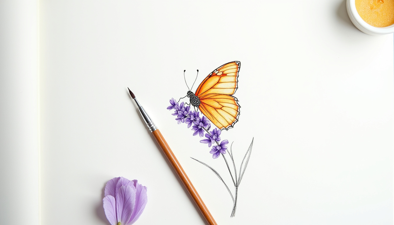 Apprendre à dessiner un papillon en 2026, étape par étape